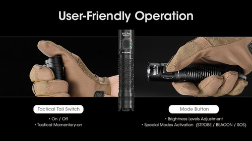 Nitecore MH12 Pro Compact 3300 lumen USB-C rechargeable torch