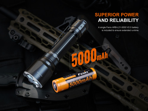 Fenix TK22R Compact 3200 lumen rechargeable tactical torch