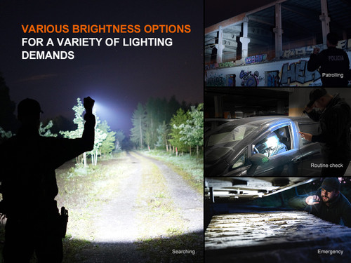Fenix TK22R Compact 3200 lumen rechargeable tactical torch