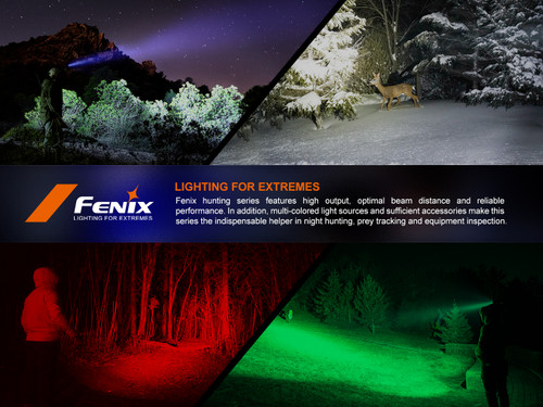 Fenix HT18R Long-Range 2800 lumen 1100m throw rechargeable torch