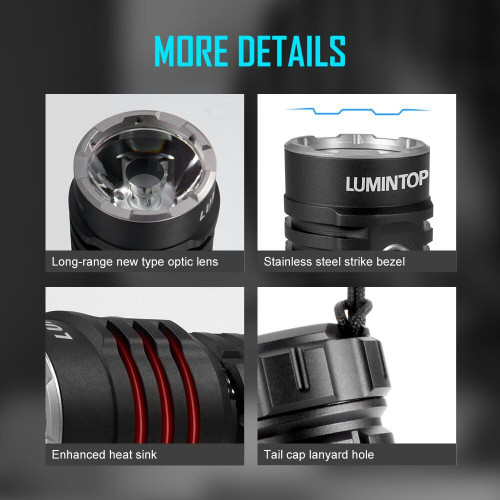 Lumintop AD01 Compact 1200 lumen 650m throw torch