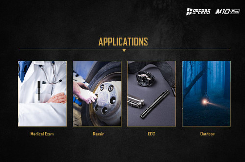 Speras M10 Plus Slim 250 lumen AAA powered EDC torch