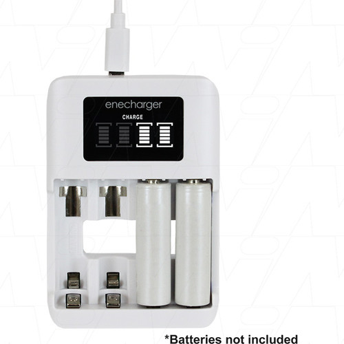 Enecharger NC41800USB Automatic fast charger for AA & AAA NiMH cells Enecharger NC41800USB Automatic fast charger for AA & AAA NiMH cells