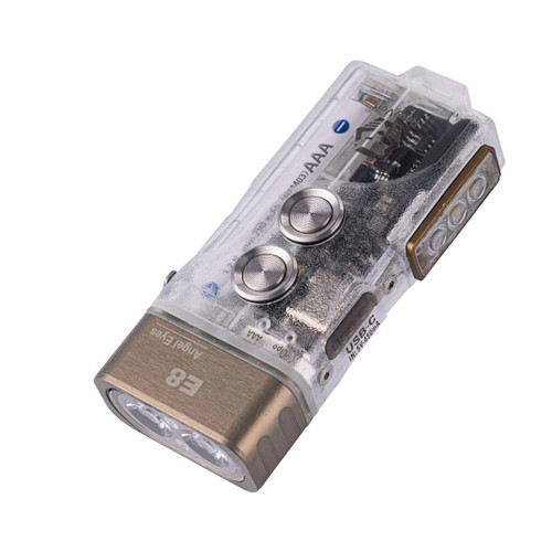 Rovyvon E8 Dual-power 700 lumen USB-C rechargeable keychain light