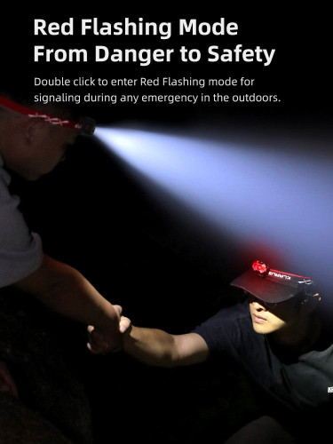 Klarus HM3 Super lightweight 670 lumen rechargeable black headlamp 