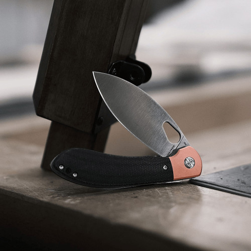 Vosteed Nightshade NSK001 Linear lock and Micarta Handle