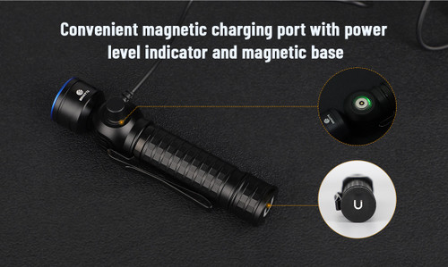 Brinyte HL18 Noctua Adjustable head 1600 lumen 308m right angle headlamp