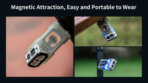 Wuben X3 Lightok Owl wireless charging EDC torch