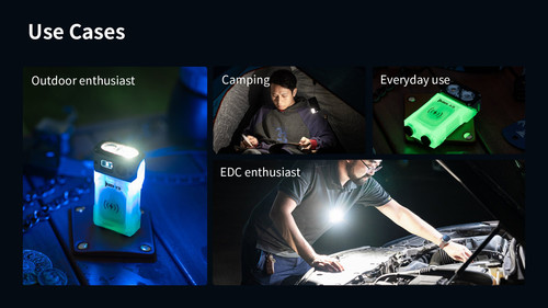 Wuben X3 Lightok Owl wireless charging EDC torch