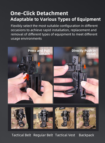 Klarus AH3 Rapid deployment torch holster 