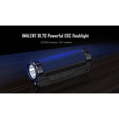 Imalent BL70 Dual output 6000 lumen rechargeable EDC torch