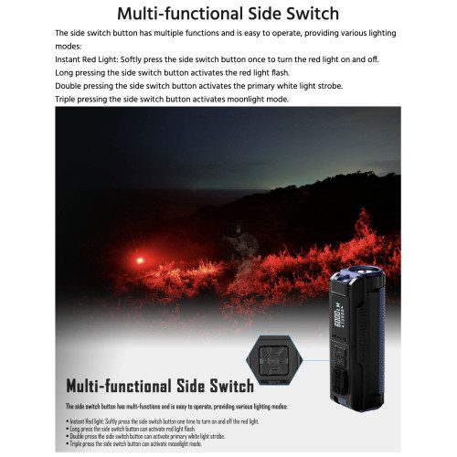 Imalent BL70 Dual output 6000 lumen rechargeable EDC torch