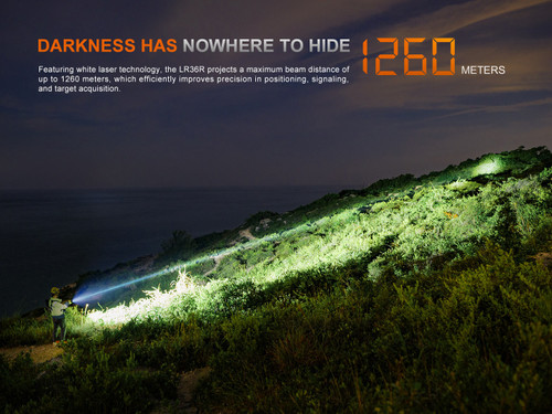 Fenix LR36R Dual Flood and Spot output 10000 lumen 1.2km throw searchlight