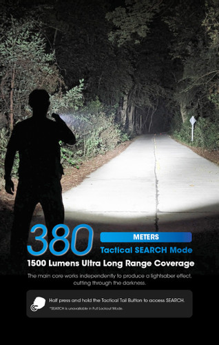 Nitecore EDC31 Compact 3500 lumen 380m throw rechargeable EDC torch