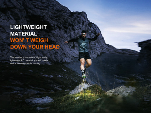 Fenix HL18R-T V2.0 Lightweight 800 lumen rechargeable trail-running headlamp