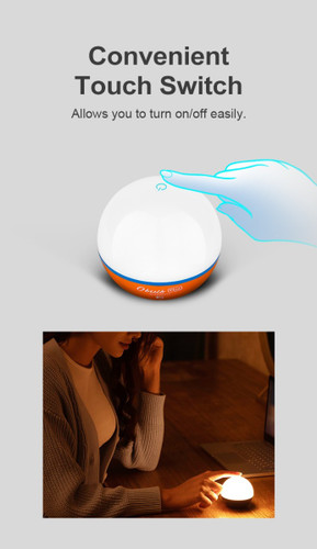 Olight Obulb Plus compact 300 lumen light with APP & Touch Control