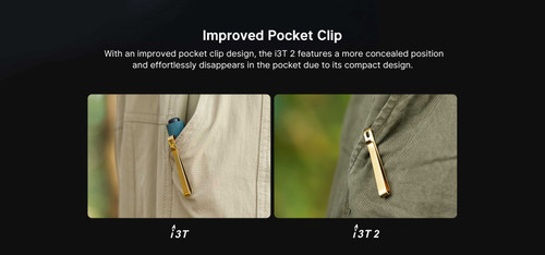 Olight i3T 2 Pocket sized output 200 lumen AAA EDC torch