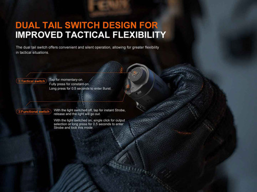 Fenix TK17 Compact 3600 Lumen Dual Switch Tactical Torch