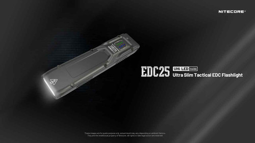 Nitecore EDC25 Ultra Slim 3000 Lumen Tactical Rechargeable EDC Torch
