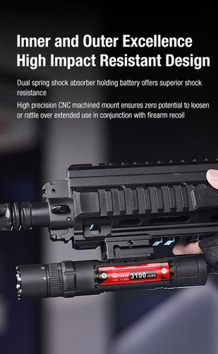 Klarus GL6 1600 Lumens Green Laser Tactical Light