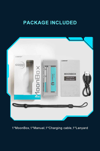 Lumintop Moonbox Transparent 10000 Lumen Led Screen Rechargeable Torch