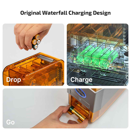 Olight Ostation X 3-in-1 AA Battery Charger, Tester & Organiser