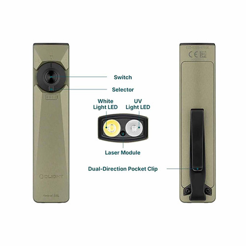 Olight Arkfeld Ultra O-aluminium 3-in-1 1400 Lumen EDC Torch
