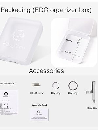 RovyVon Aurora A1 (G4) Mini 650 lumen USB-C rechargeable keychain light