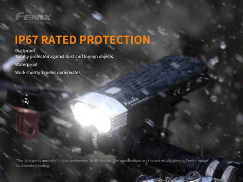 Fenix BC30 V2.0 Wireless remote switch 2200 lumen LED bike light + Fenix BC05R V2.0