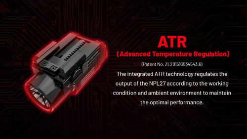 Nitecore NPL27 650 Lumen Magnetic Rechargeable Rail Light