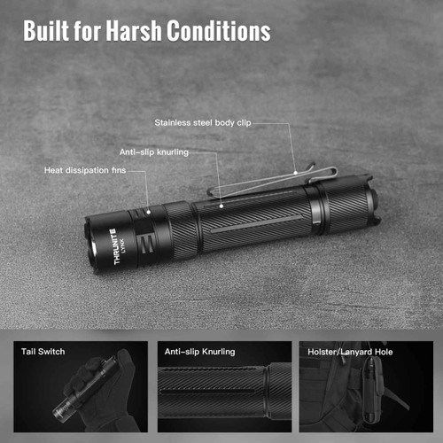 ThruNite Lynx 3100 Lumen 417m Throw USB-C Rechargeable Tactical Torch