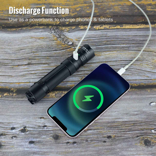 ThruNite Lynx 3100 Lumen 417m Throw USB-C Rechargeable Tactical Torch