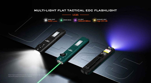 Acebeam UC25 3100 Lumen Rechargeable Multi-Light Tactical EDC LED Torch