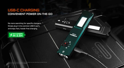 Acebeam UC25 3100 Lumen Rechargeable Multi-Light Tactical EDC LED Torch