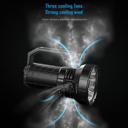 Imalent MS12 Mini-C - 65000 Lumen USB-C Rechargeable LED Torch