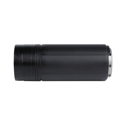 Side view of the black Imalent MS32 battery pack, showing its cylindrical shape.