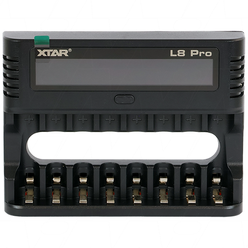 XTAR L8 Pro - Smart Battery Charger for 1.2V NiMH and 1.5V Li-ion AA/AAA Batteries