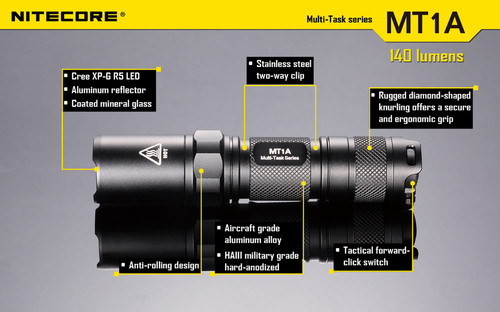 Nitecore MT1A 1XAA LED torch