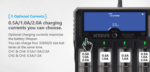 Xtar Dragon VP4 Plus 4 Slot Professional Battery Charger and Tester