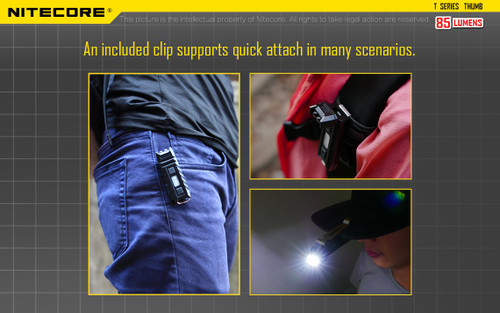 Nitecore Thumb USB rechargeable compact LED work light