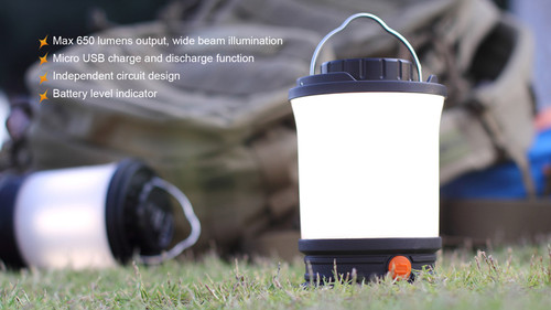 Fenix CL30R 650 lumen rechargeable camping lantern