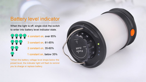 Fenix CL30R 650 lumen rechargeable camping lantern