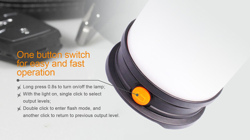 Fenix CL30R 650 lumen rechargeable camping lantern