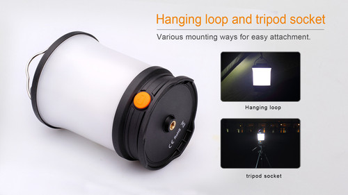 Fenix CL30R 650 lumen rechargeable camping lantern