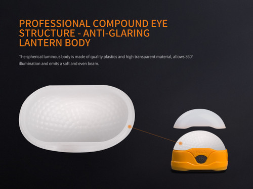 Fenix CL20R 300 lumen rechargeable camping lantern