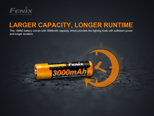 Fenix ARB-L18-3000P rechargeable 3000mAh Li-ion battery