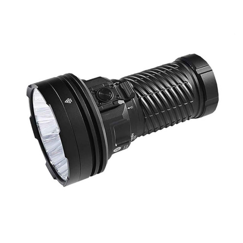 Acebeam X25 high-performance LED flashlight without handle, showcasing its robust design.