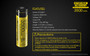 Nitecore NL1835HP 3500 mAh 18650 Li-ion rechargeable battery
