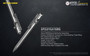 Nitecore NTP30 Titanium tactical pen