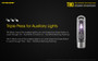Nitecore TIKI LE Tiny 300 lumen rechargeable keychain and signal light
